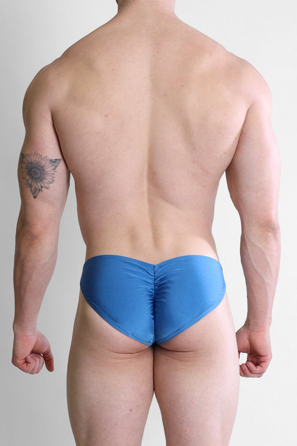 JJ Malibu Dynamic Classic Scrunch Butt Brief - Neon Blue - DealByEthan.gay loves JJ Malibu