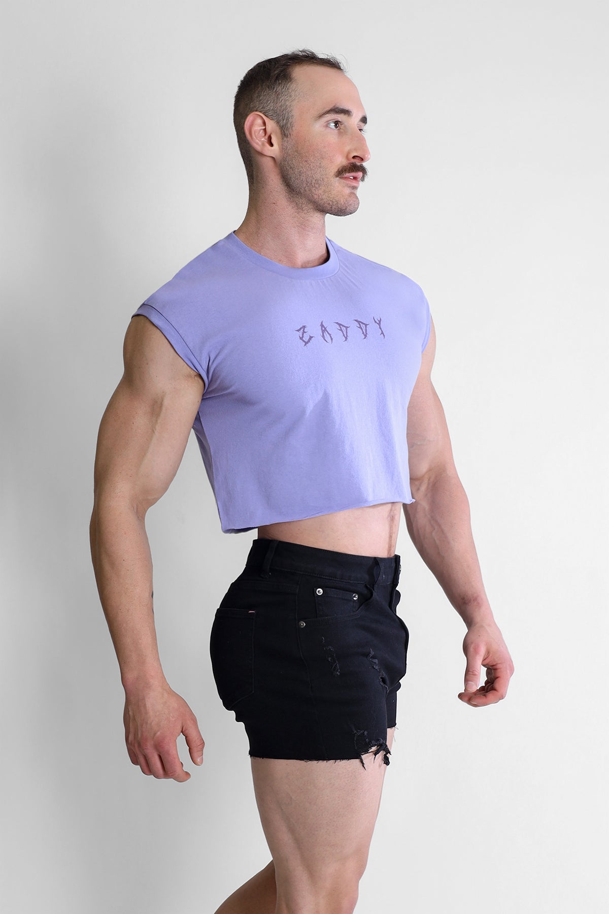 JJ Malibu Escapism Muscle-Fit Crop Tank - Zaddy