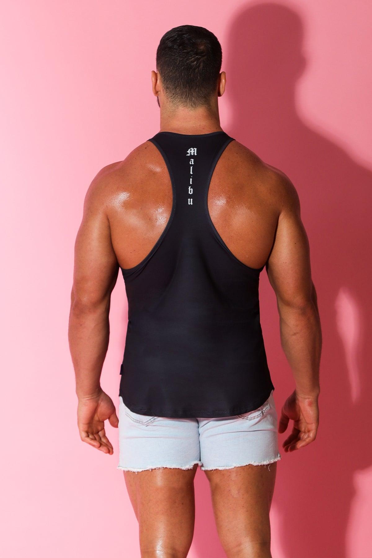 JJ Malibu Feel-Me Scoop Bottom Tank - Reaching Hands - DealByEthan.gay loves JJ Malibu