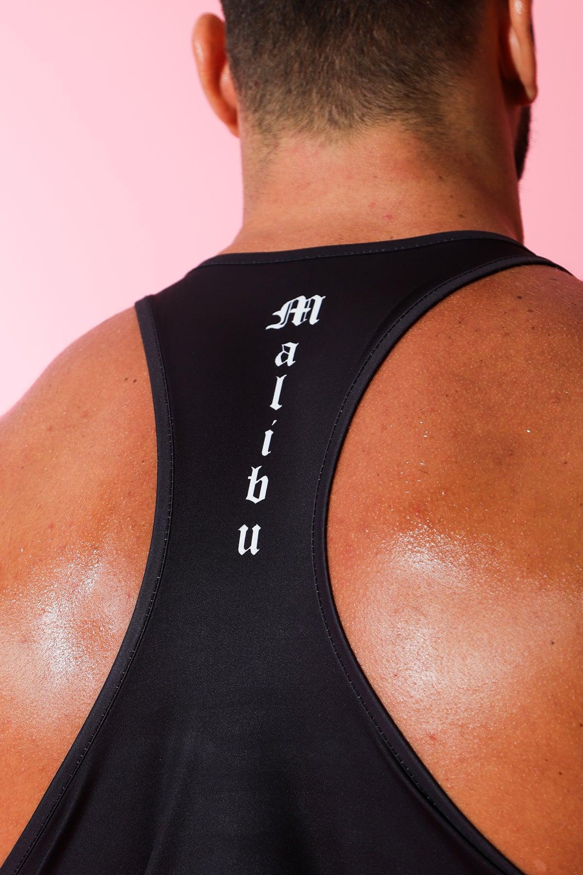 JJ Malibu Feel-Me Scoop Bottom Tank - Reaching Hands - DealByEthan.gay loves JJ Malibu