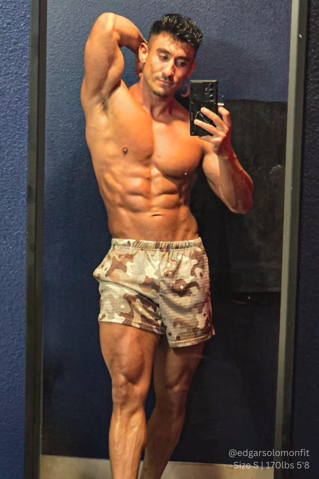 JJ Malibu Festival 3" Jersey Mesh Short Shorts - Khaki Camo - DealByEthan.gay loves JJ Malibu