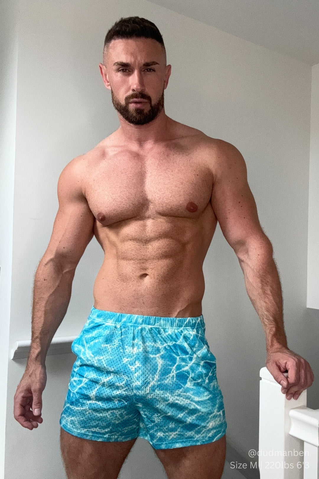 JJ Malibu Festival 3" Jersey Mesh Short Shorts - Seaside - DealByEthan.gay loves JJ Malibu