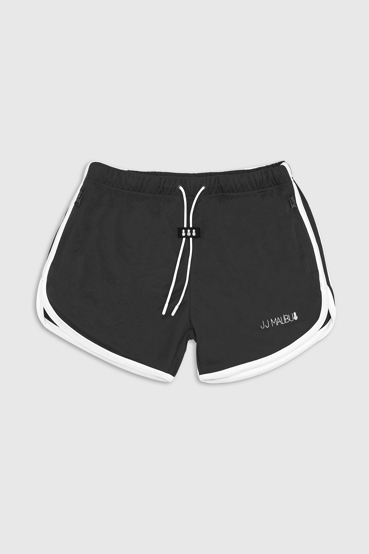 JJ Malibu For-the-Night 4" Gym Short Shorts with Drawstring - Midnight Black - DealByEthan.gay loves JJ Malibu