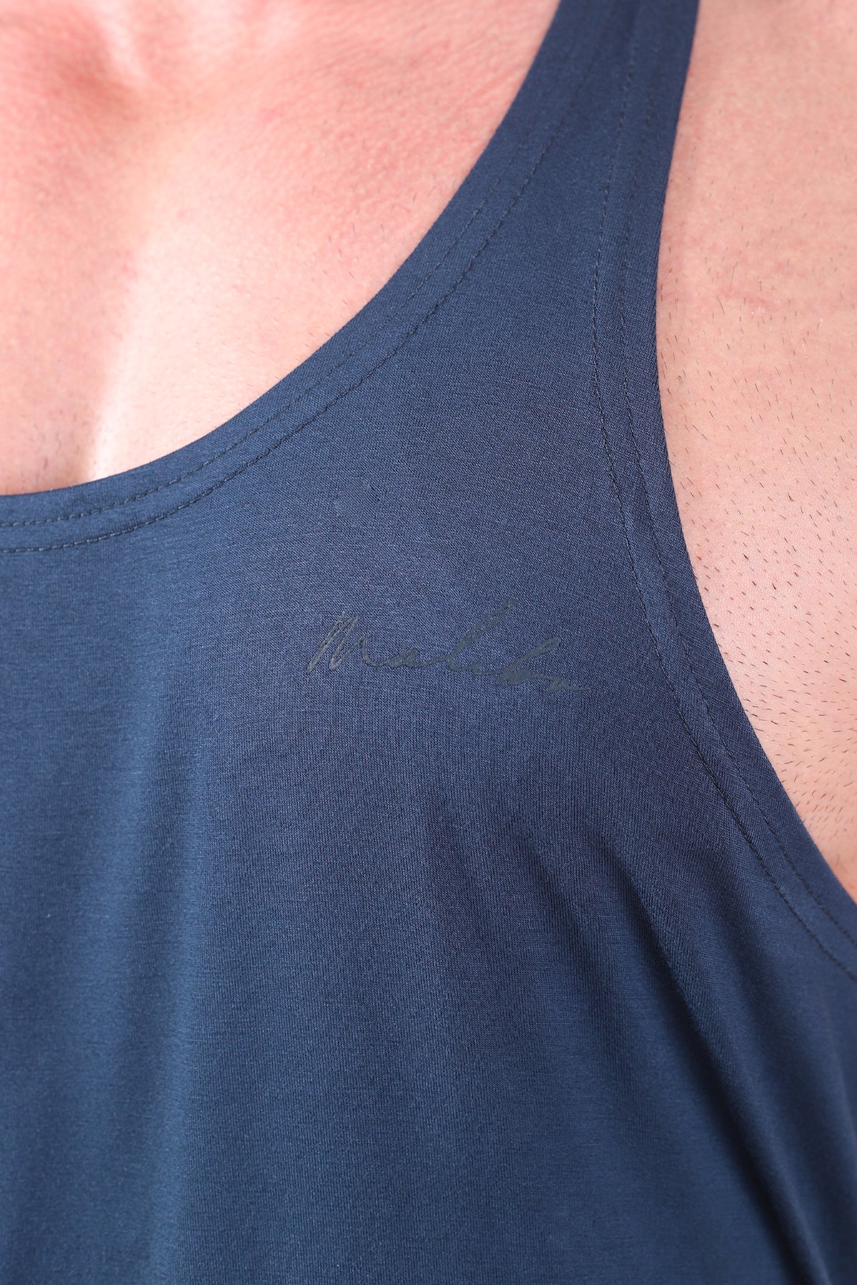 JJ Malibu Gym Bae Classic Workout Stringer - Navy - DealByEthan.gay loves JJ Malibu