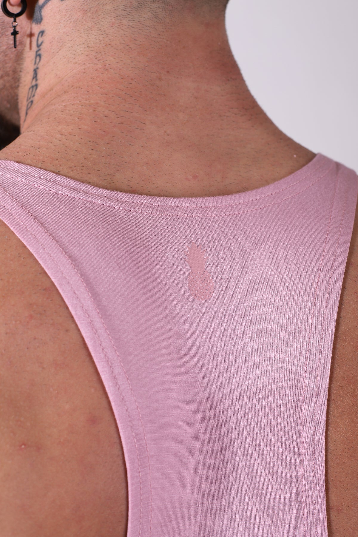 JJ Malibu Gym Bae Classic Workout Stringer - Pink - DealByEthan.gay loves JJ Malibu