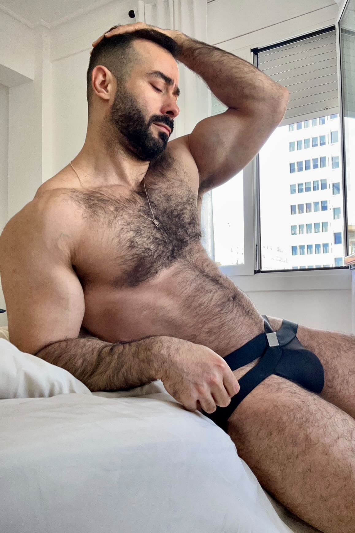 JJ Malibu Hustler Cross Jockstrap - Obsidian Black - DealByEthan.gay loves JJ Malibu