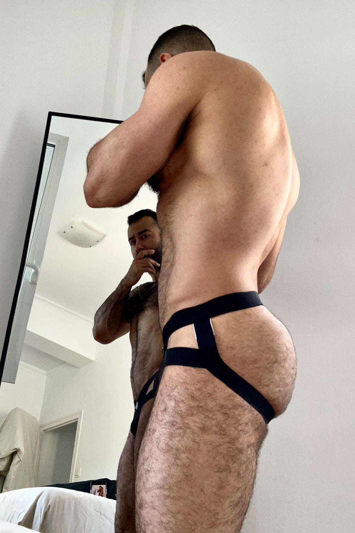 JJ Malibu Hustler Cross Jockstrap - Obsidian Black - DealByEthan.gay loves JJ Malibu
