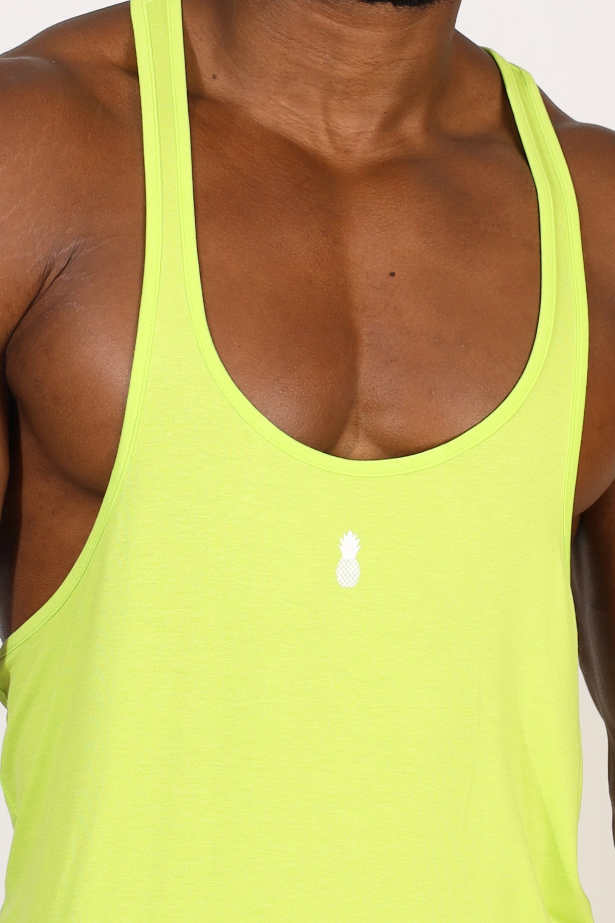 JJ Malibu JJ Classic Old-School Workout Stringer - Neon Green - DealByEthan.gay loves JJ Malibu