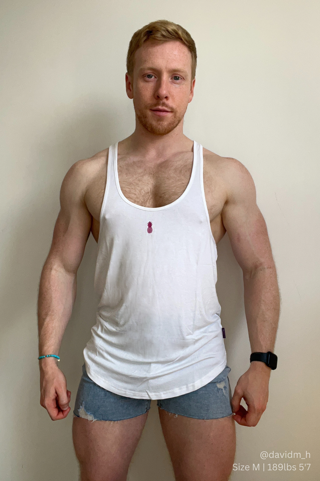 JJ Malibu JJ Classic Old-School Workout Stringer - White Salt - DealByEthan.gay loves JJ Malibu
