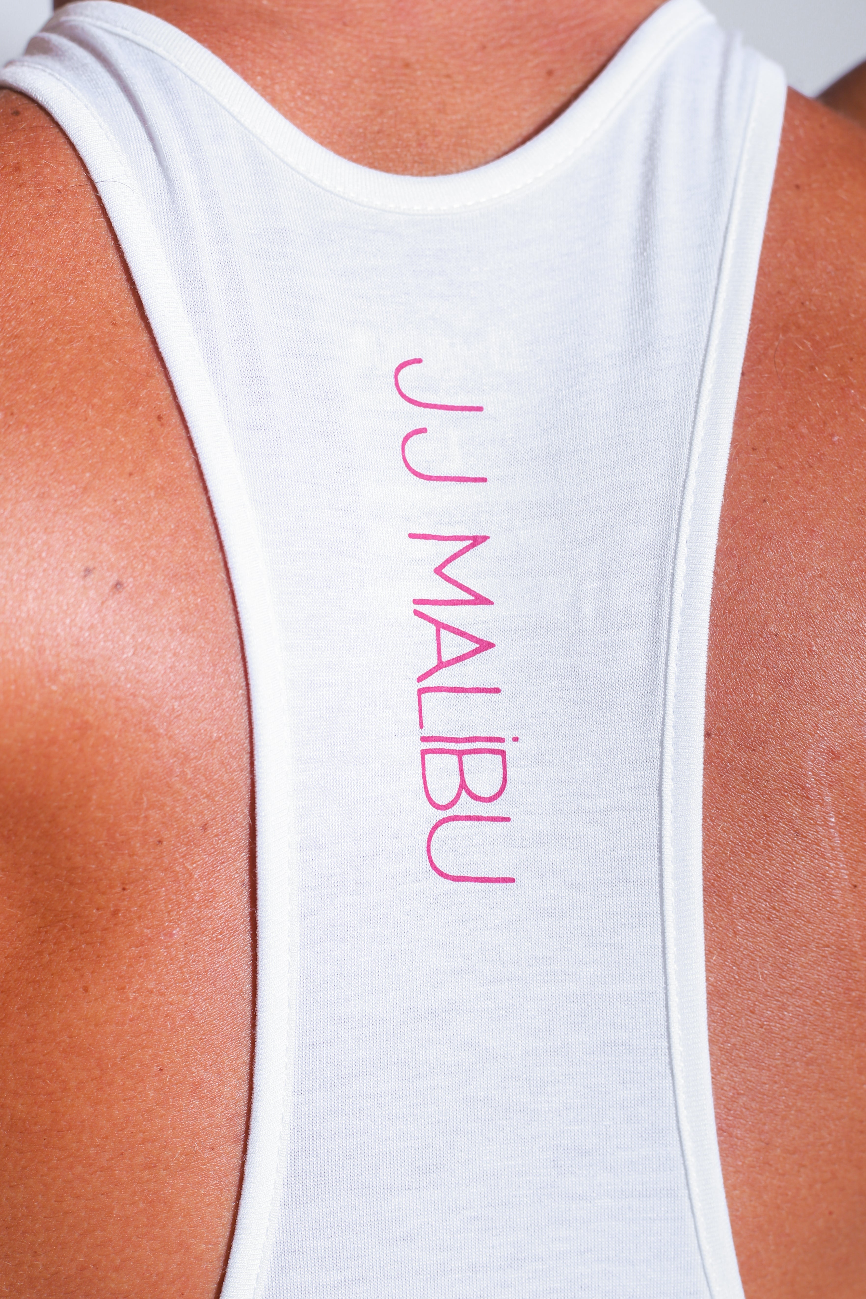 JJ Malibu JJ Classic Old-School Workout Stringer - White Salt - DealByEthan.gay loves JJ Malibu