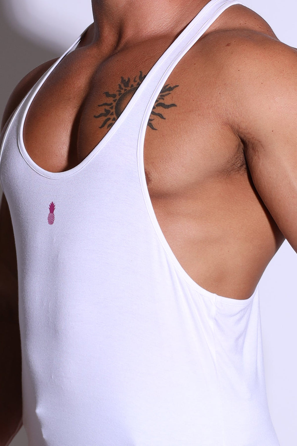 JJ Malibu JJ Classic Old-School Workout Stringer - White Salt - DealByEthan.gay loves JJ Malibu