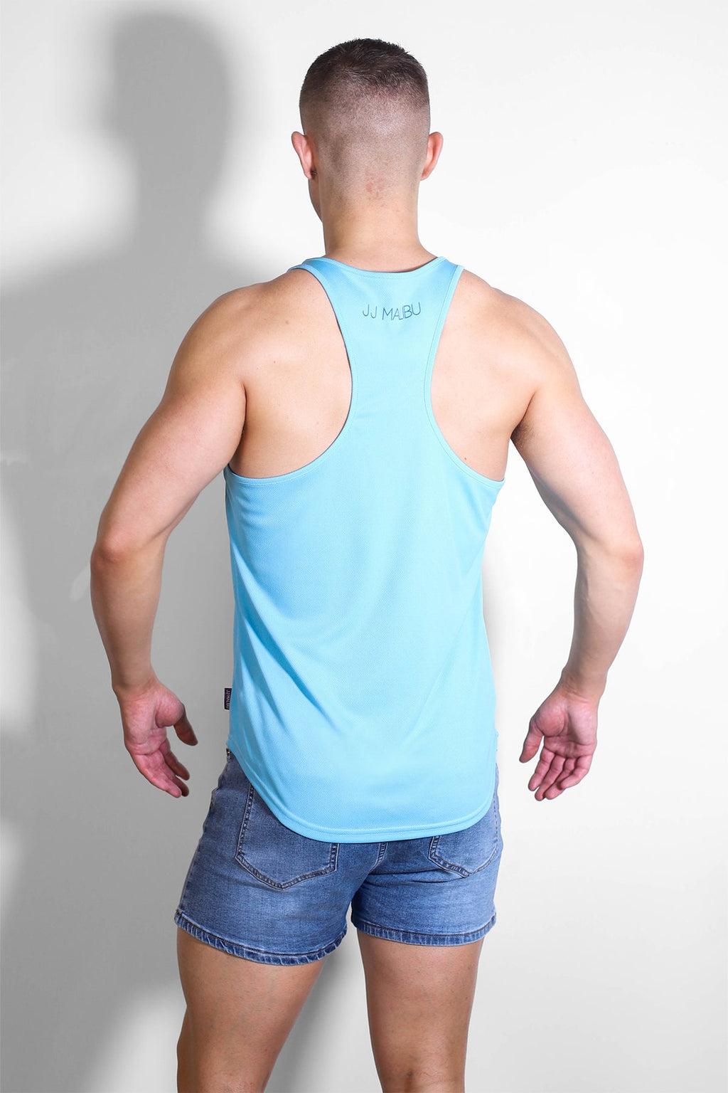JJ Malibu JJ Cool-Dry Gym Stringer - Light Aqua - DealByEthan.gay loves JJ Malibu