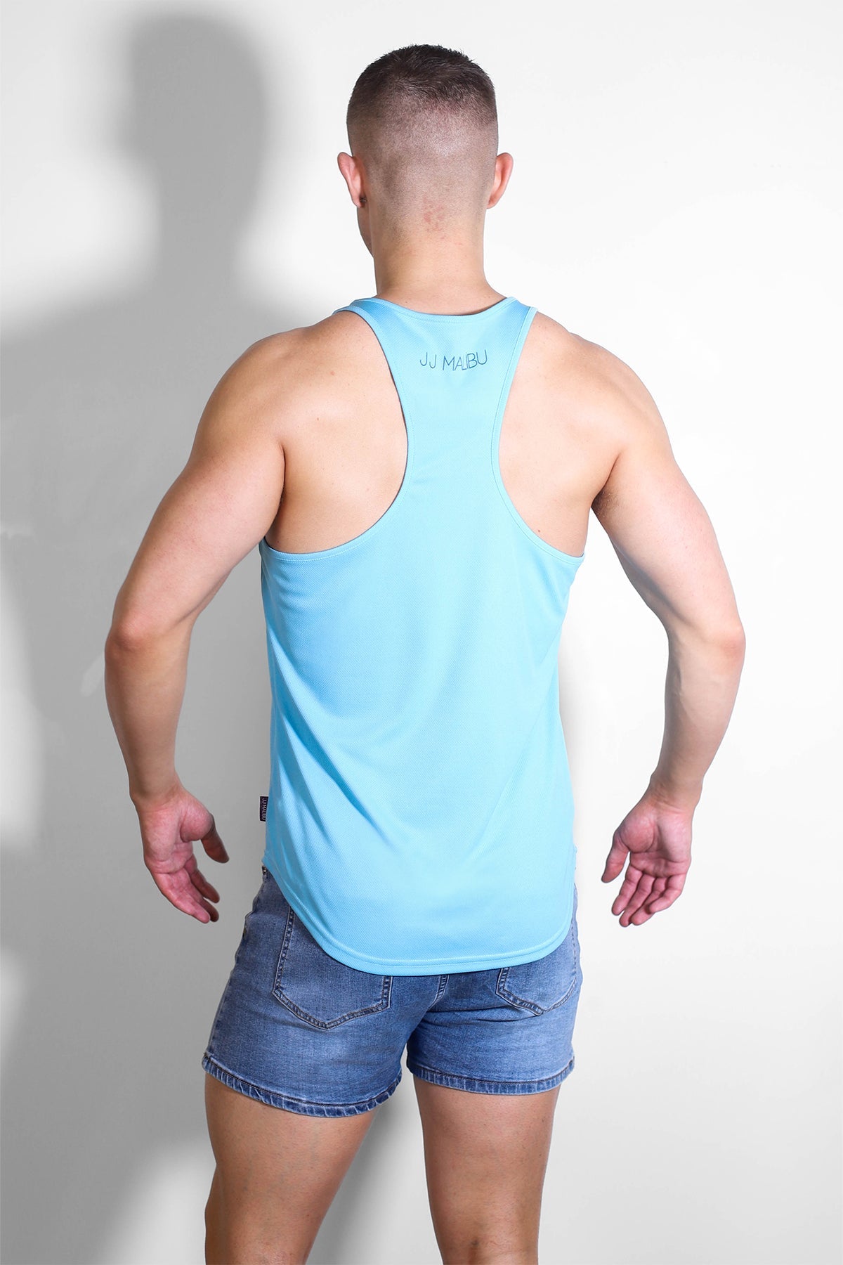 JJ Malibu JJ Cool-Dry Gym Stringer - Light Aqua - DealByEthan.gay loves JJ Malibu