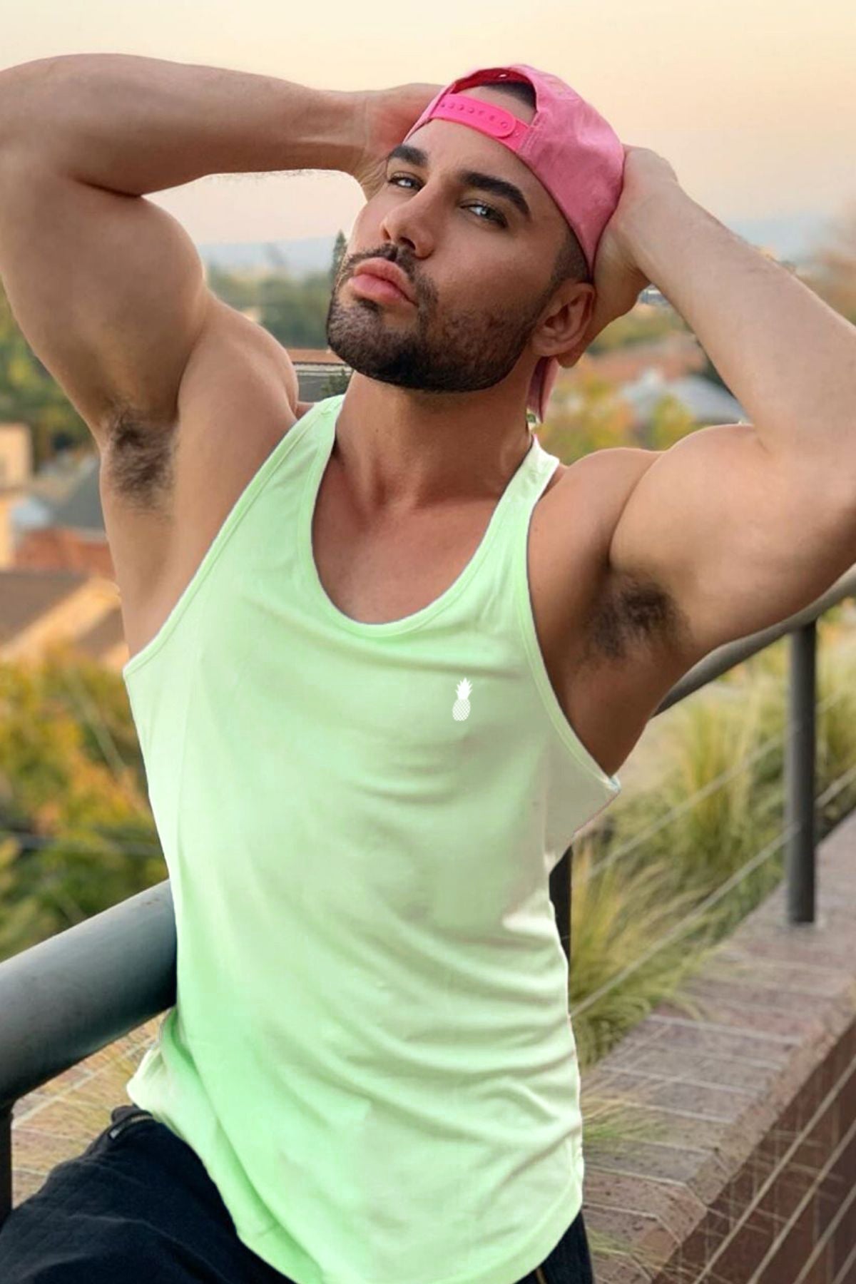 JJ Malibu JJ Cool-Dry Gym Stringer - Mint Green - DealByEthan.gay loves JJ Malibu