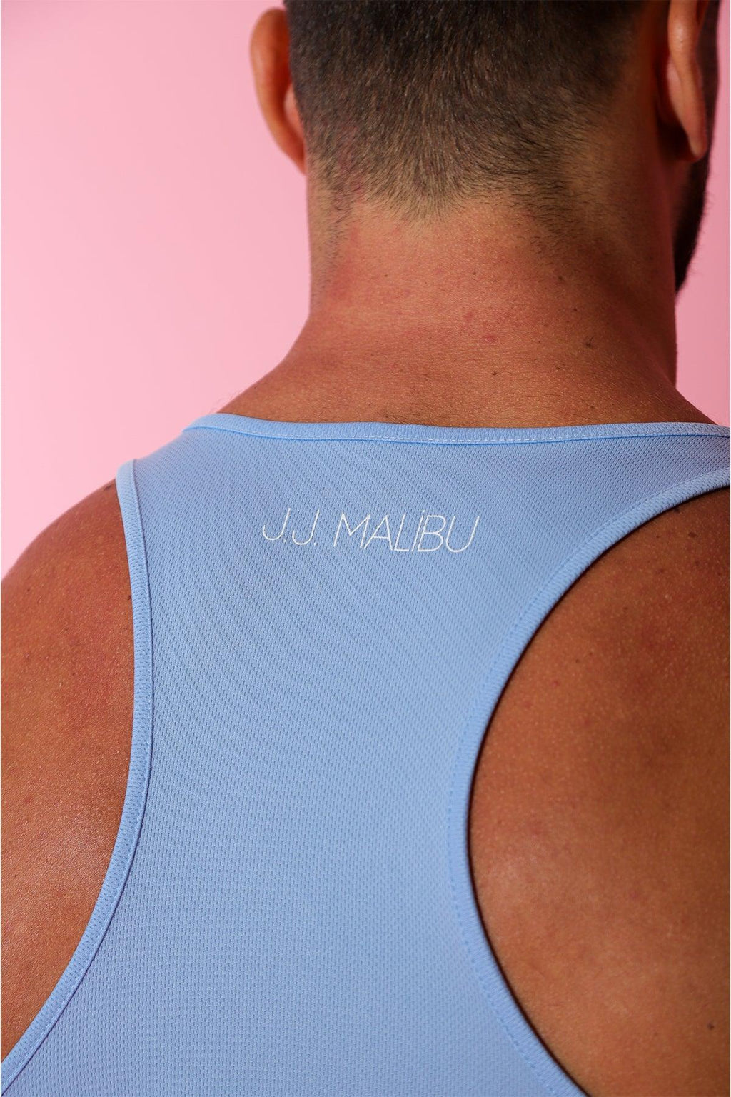 JJ Malibu JJ Cool-Dry Gym Stringer - Sky Blue - DealByEthan.gay loves JJ Malibu