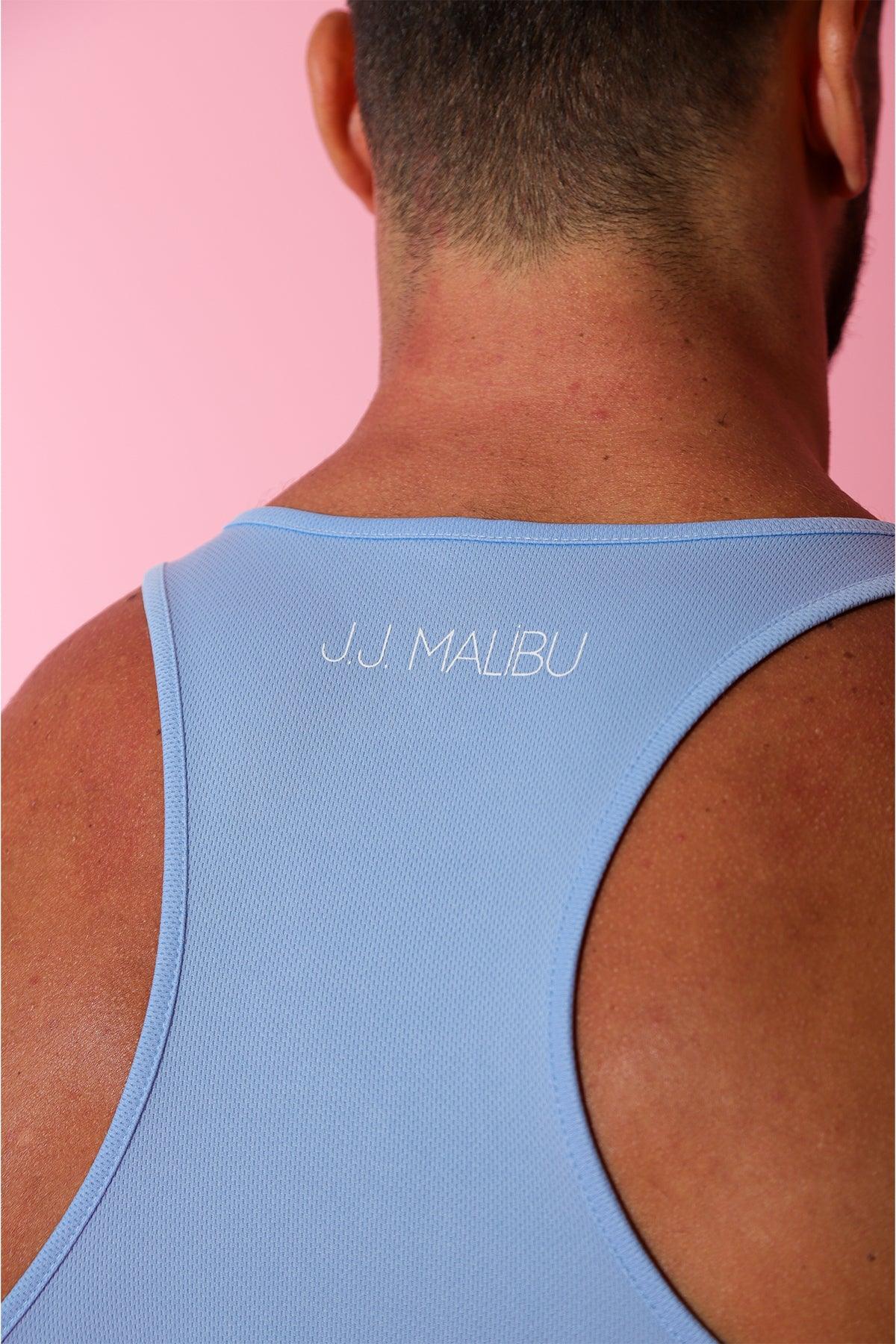 JJ Malibu JJ Cool-Dry Gym Stringer - Sky Blue - DealByEthan.gay loves JJ Malibu
