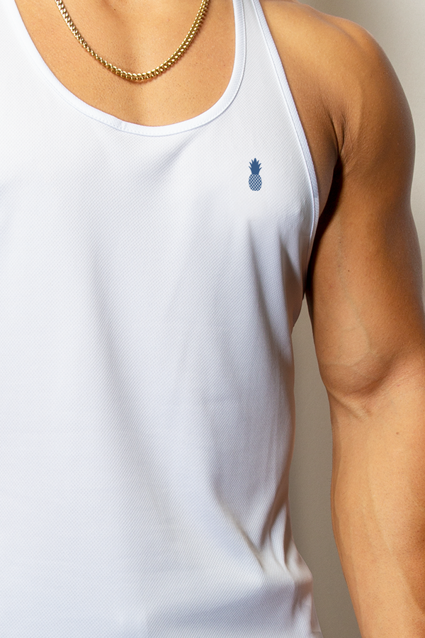 JJ Malibu JJ Cool-Dry Gym Stringer - White - DealByEthan.gay loves JJ Malibu