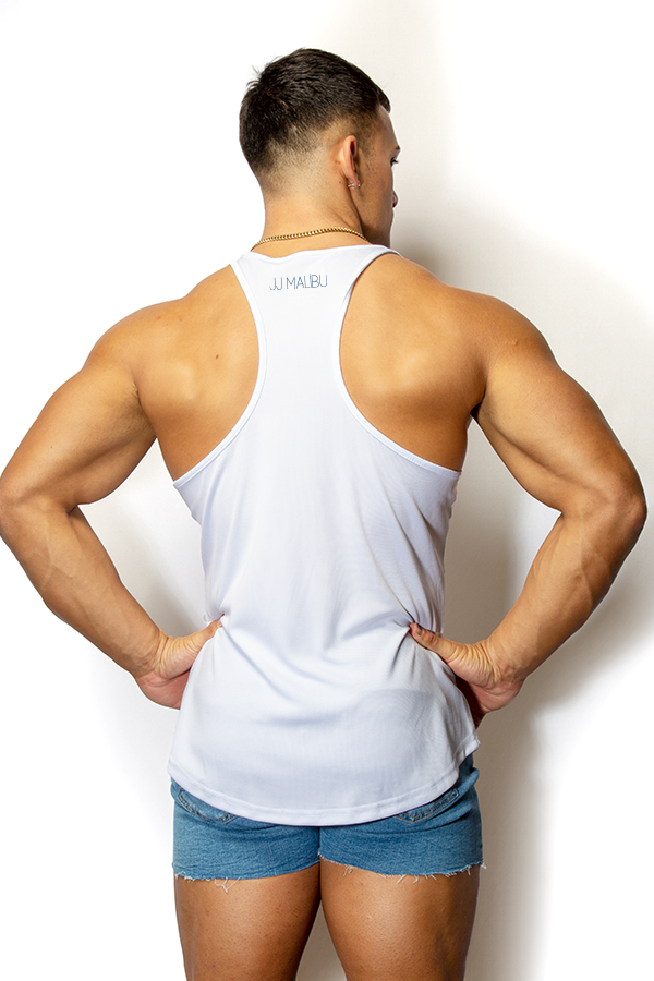JJ Malibu JJ Cool-Dry Gym Stringer - White - DealByEthan.gay loves JJ Malibu