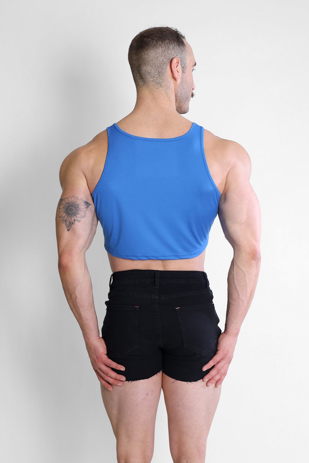 JJ Malibu JJ Sportliches Crop-Tanktop - Königsblau