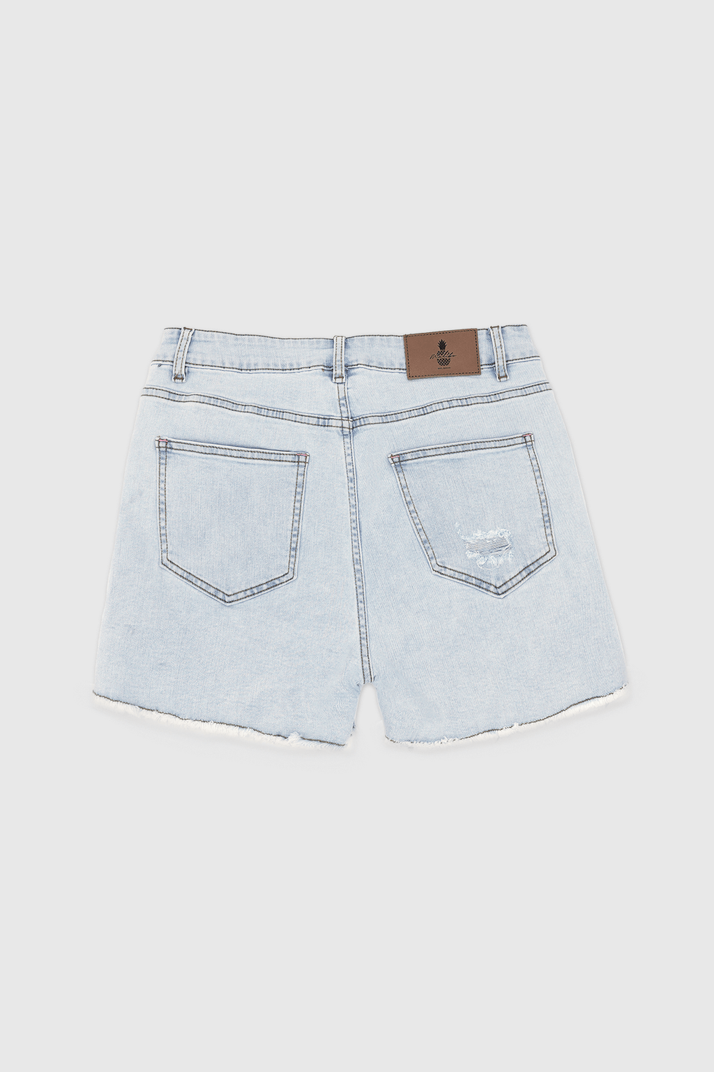 JJ Malibu Jaded 3.5" Denim Short Shorts - Light Sky Blue - DealByEthan.gay loves JJ Malibu