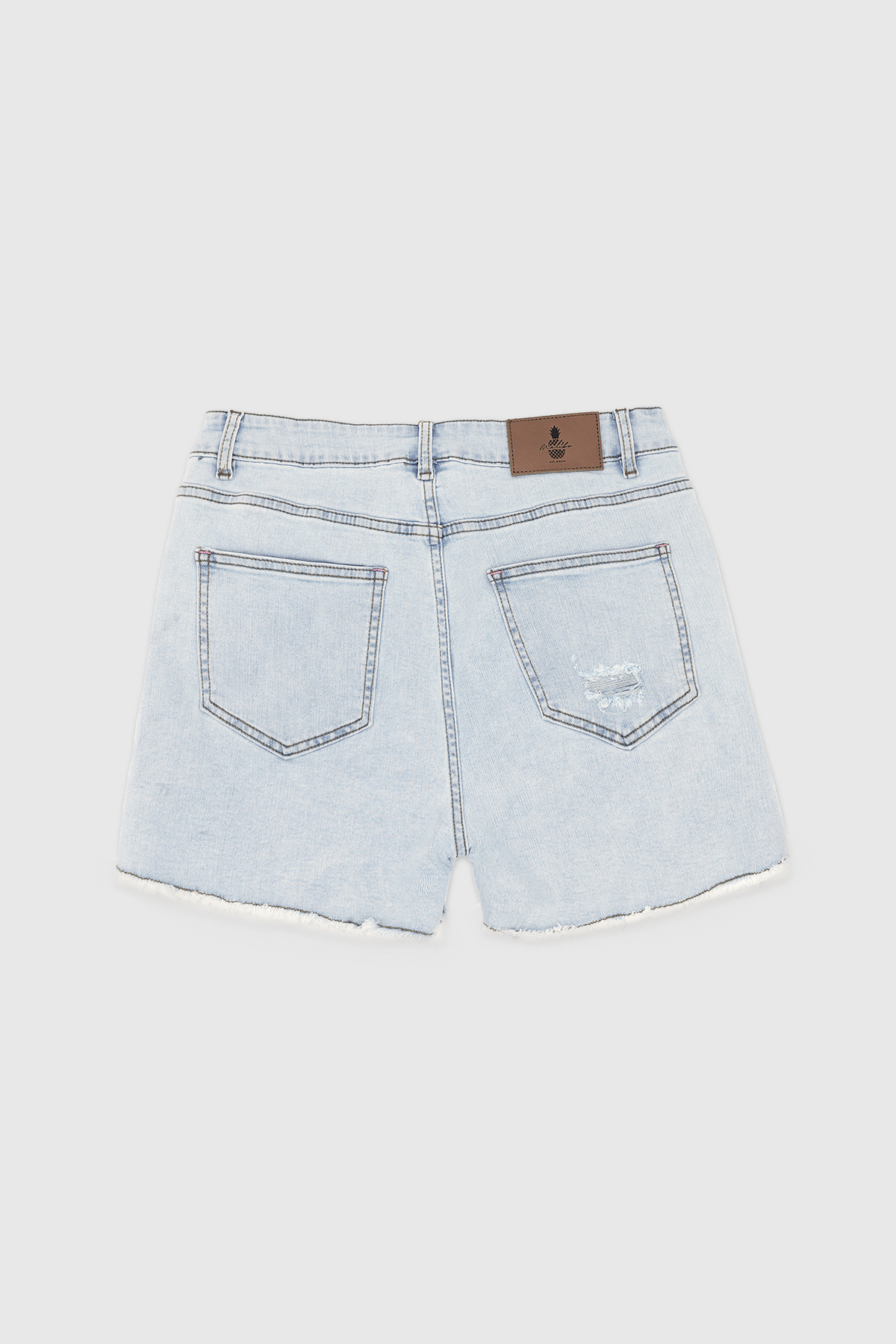 JJ Malibu Jaded 3.5" Denim Short Shorts - Light Sky Blue - DealByEthan.gay loves JJ Malibu