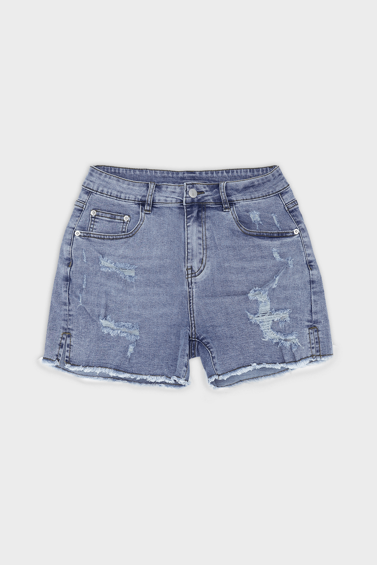 JJ Malibu Jaded 3.5" Denim Short Shorts - Washed Blue - DealByEthan.gay loves JJ Malibu