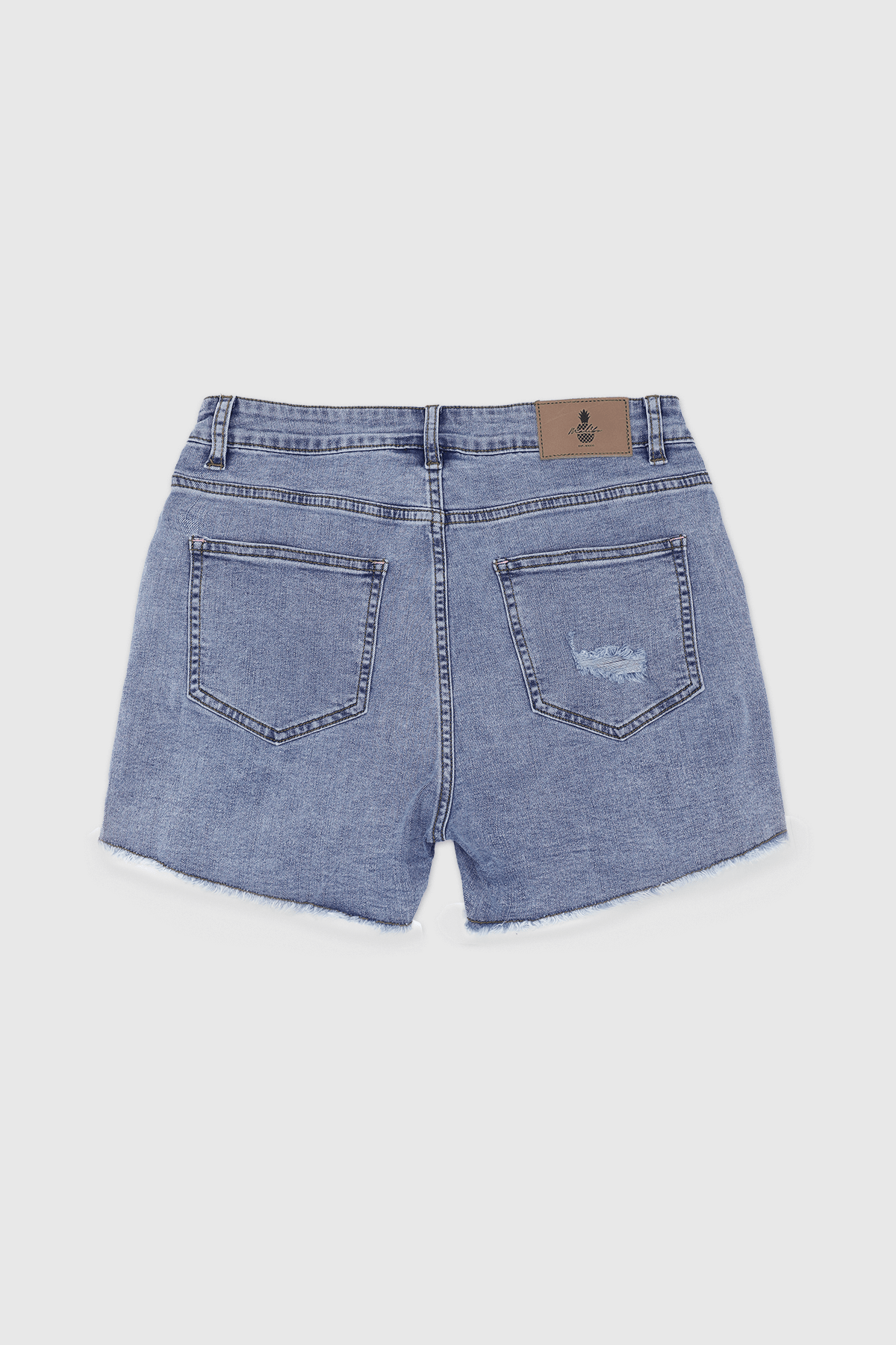 JJ Malibu Jaded 3.5" Denim Short Shorts - Washed Blue - DealByEthan.gay loves JJ Malibu