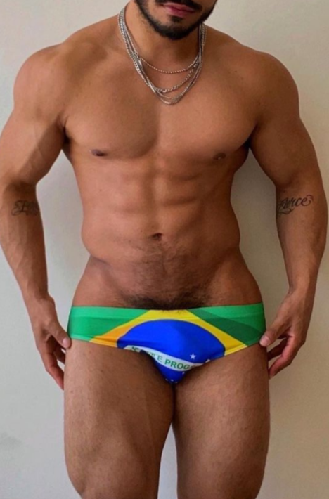 JJ Malibu Lovesick Briefs - Brazil Flag - DealByEthan.gay loves JJ Malibu