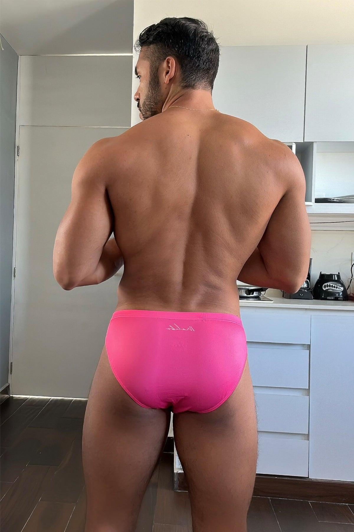 JJ Malibu Lovesick Briefs - Pink with Ice Cream Print - DealByEthan.gay loves JJ Malibu