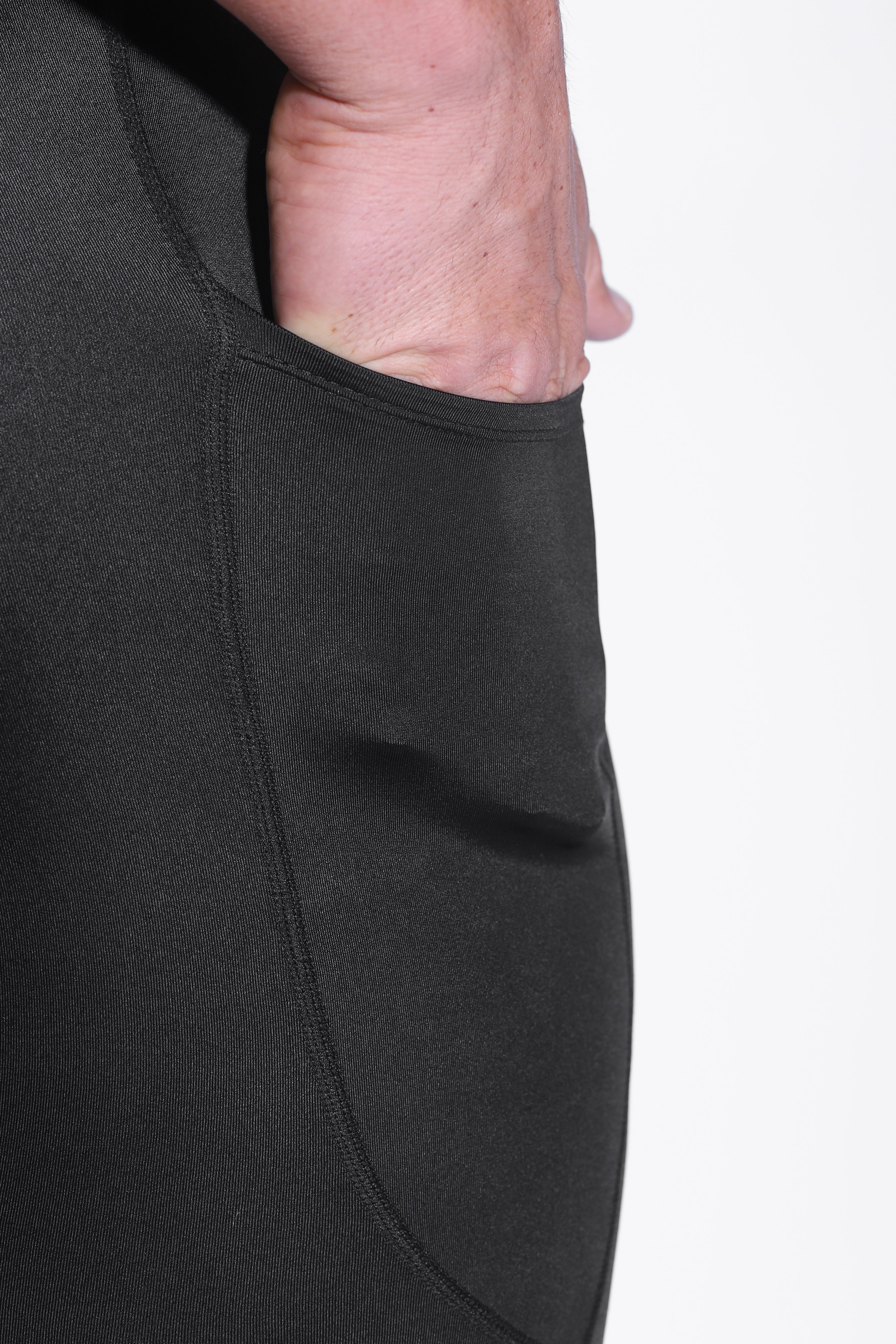 JJ Malibu Lustrous Scrunch-Butt 6.5" Bike Shorts -  Midnight Black - DealByEthan.gay loves JJ Malibu