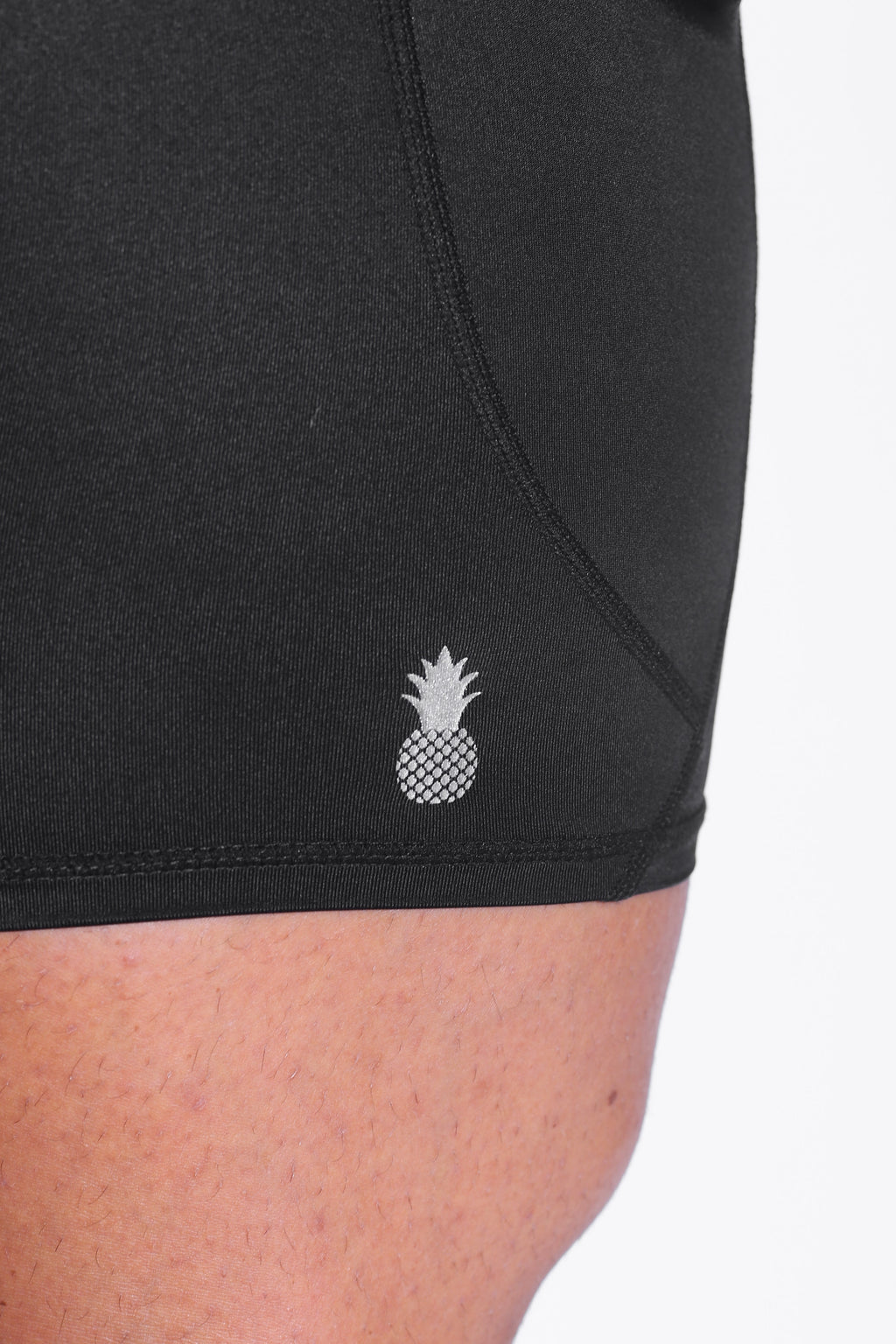 JJ Malibu Lustrous Scrunch-Butt 6.5" Bike Shorts -  Midnight Black - DealByEthan.gay loves JJ Malibu