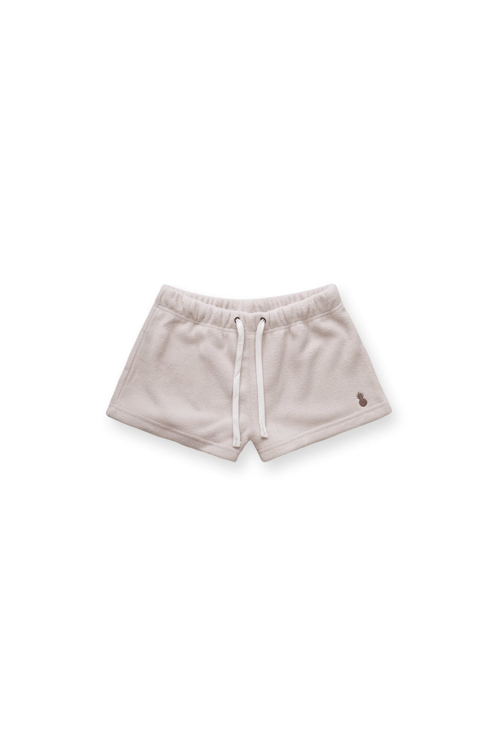 JJ Malibu Luxe Plüsch-Fleece-Shorts, 5,1 cm, Champagner
