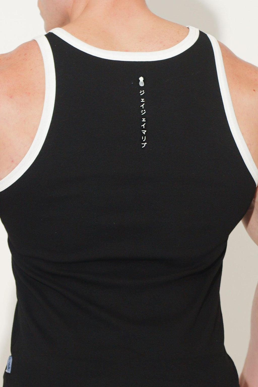 JJ Malibu Muscle Fit Ribbed Tank - Malibu Black - DealByEthan.gay loves JJ Malibu