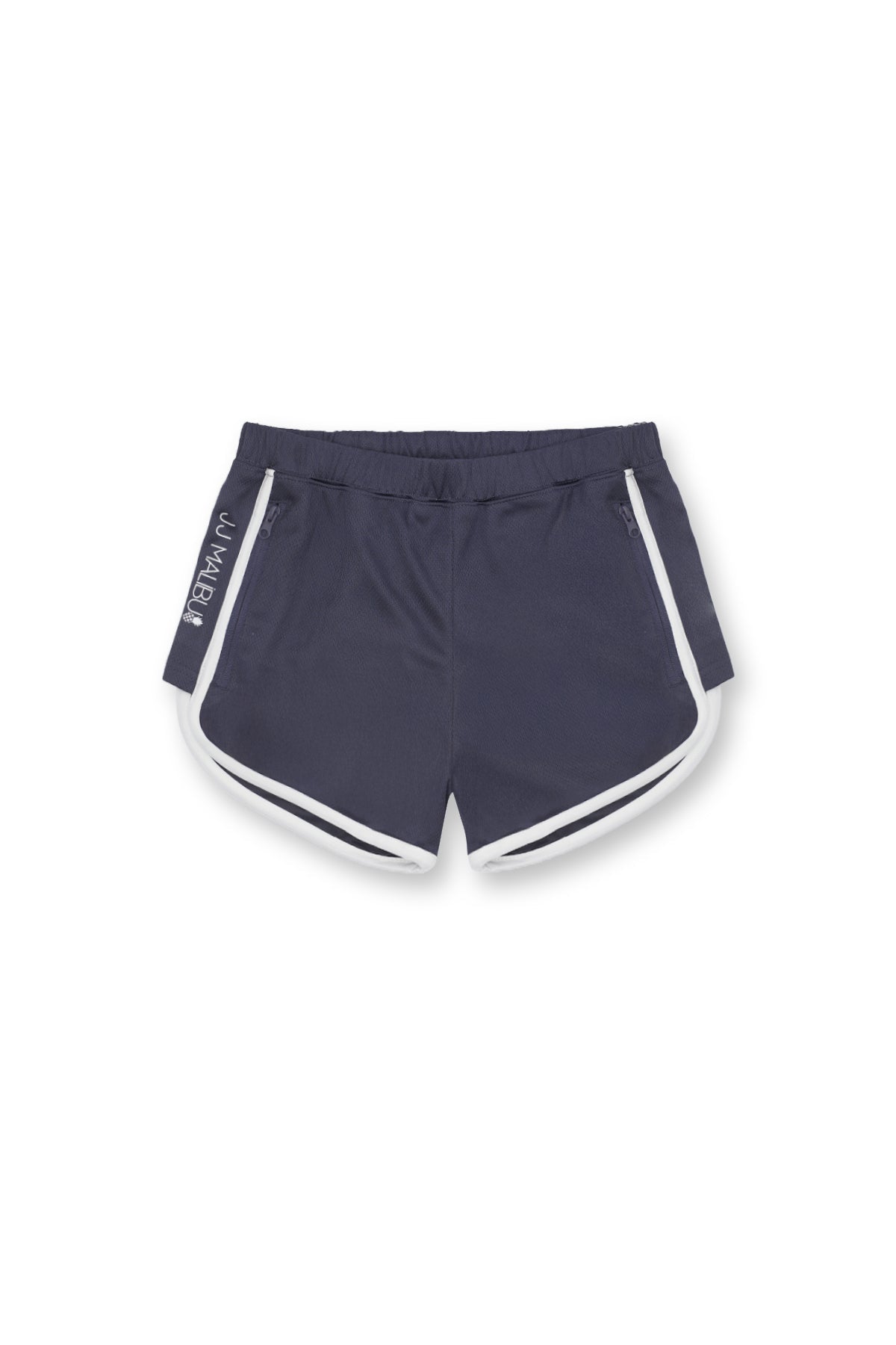 JJ Malibu Nightcall Elastic Waist 3" Short Shorts - Smokey Grey - DealByEthan.gay loves JJ Malibu