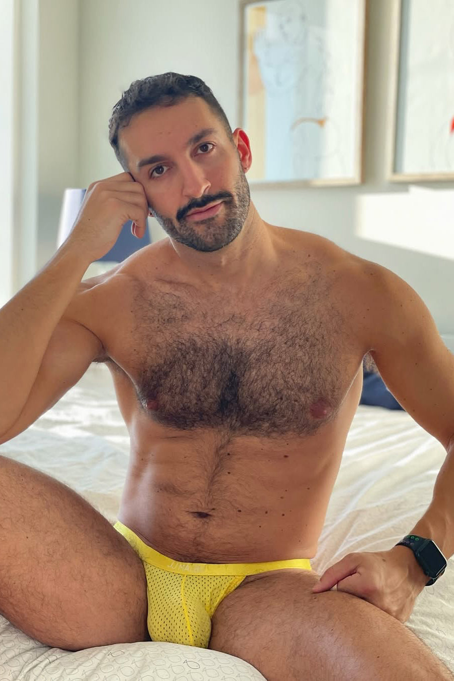 JJ Malibu Now-or-Never Mesh Thong - Banana Yellow - DealByEthan.gay loves JJ Malibu