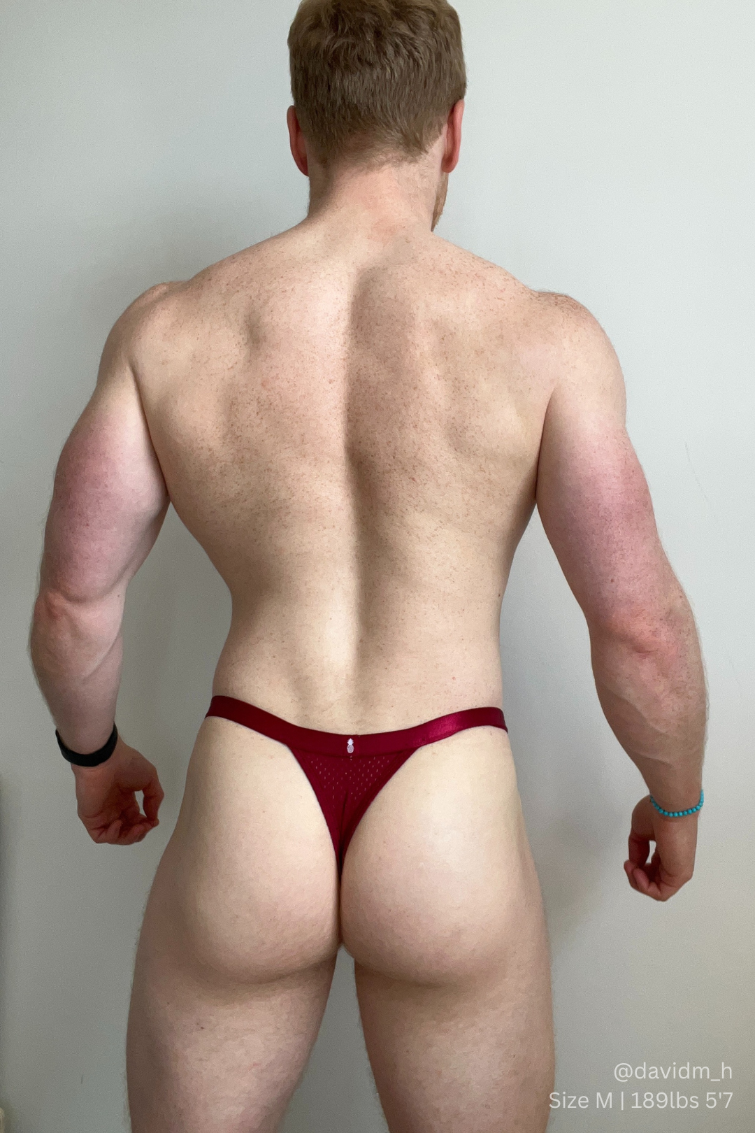 JJ Malibu Now-or-Never Mesh Thong - Cherry - DealByEthan.gay loves JJ Malibu