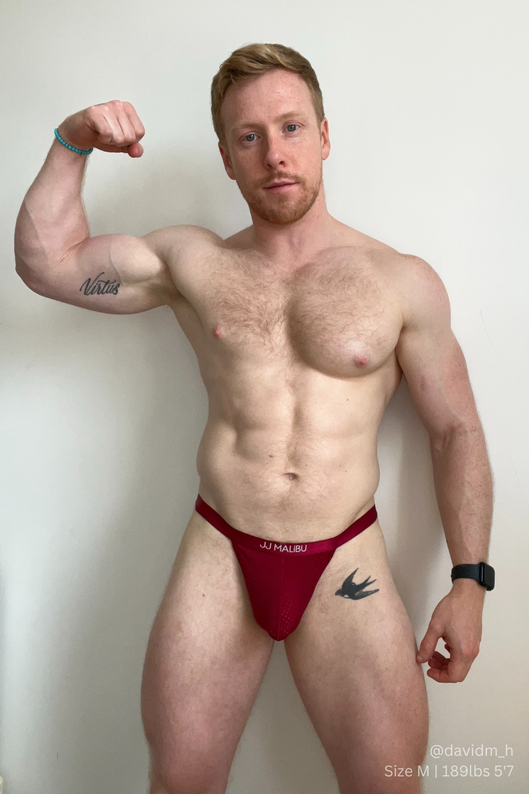 JJ Malibu Now-or-Never Mesh Thong - Cherry - DealByEthan.gay loves JJ Malibu