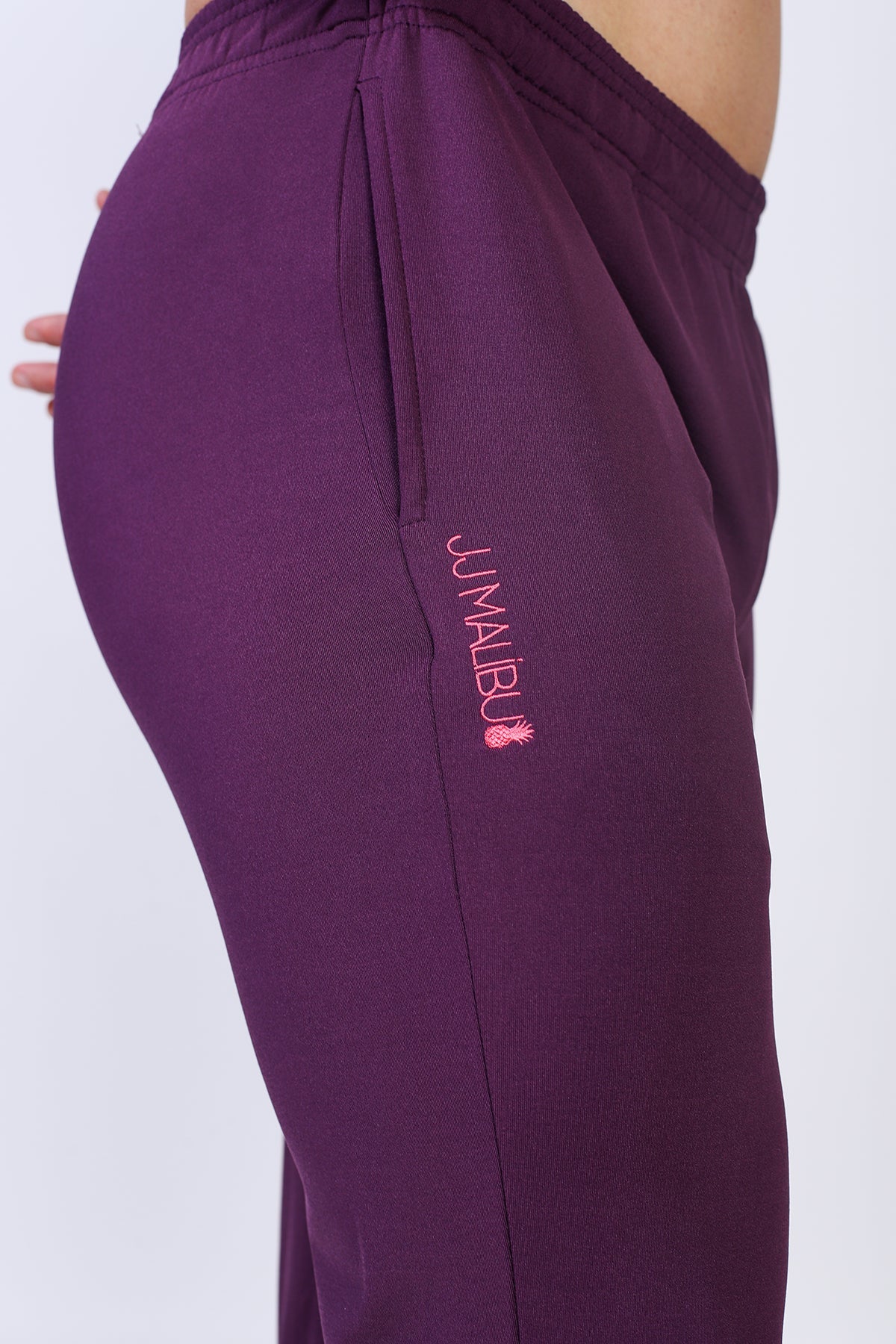 JJ Malibu Peek-A-Boo Joggers - Plum Purple - DealByEthan.gay loves JJ Malibu
