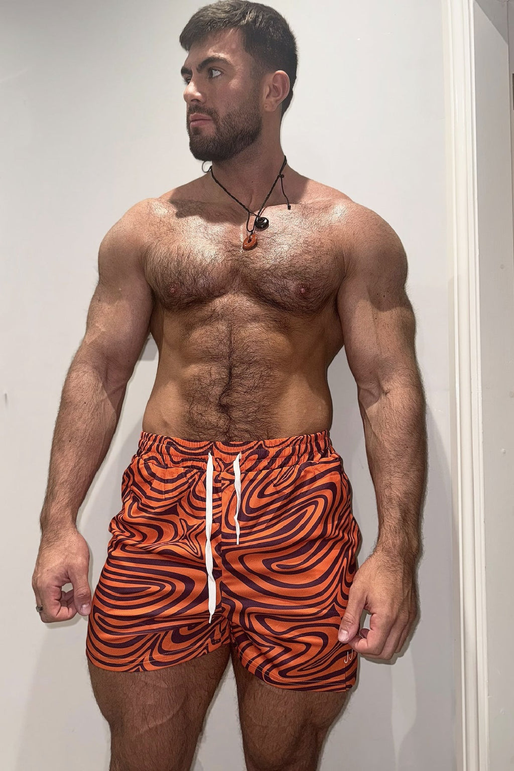 JJ Malibu Quick-Dry Mesh Shorts - Groovy Orange - DealByEthan.gay loves JJ Malibu