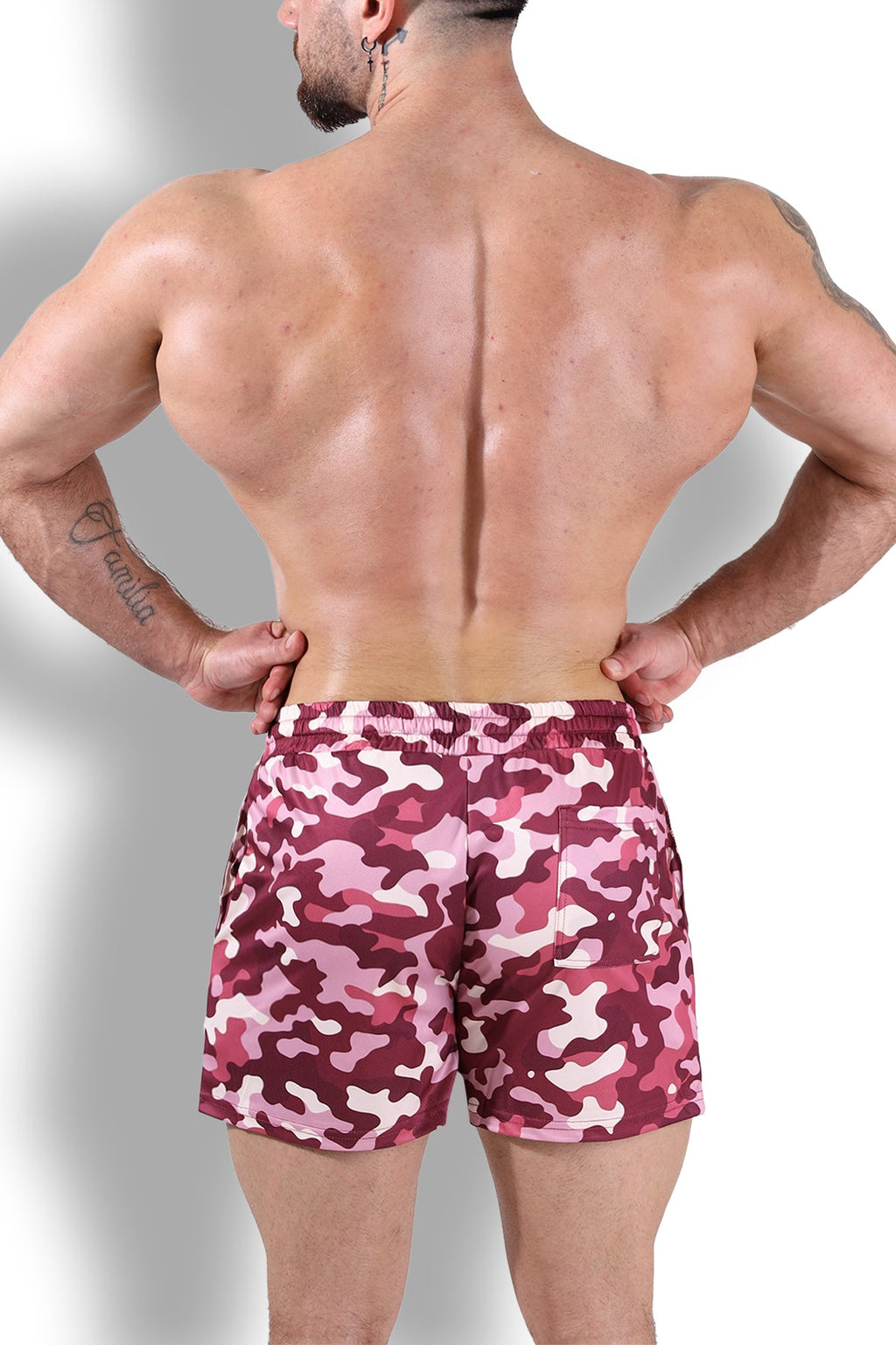 JJ Malibu Quick-Dry Mesh Shorts - Purple Camo - DealByEthan.gay loves JJ Malibu