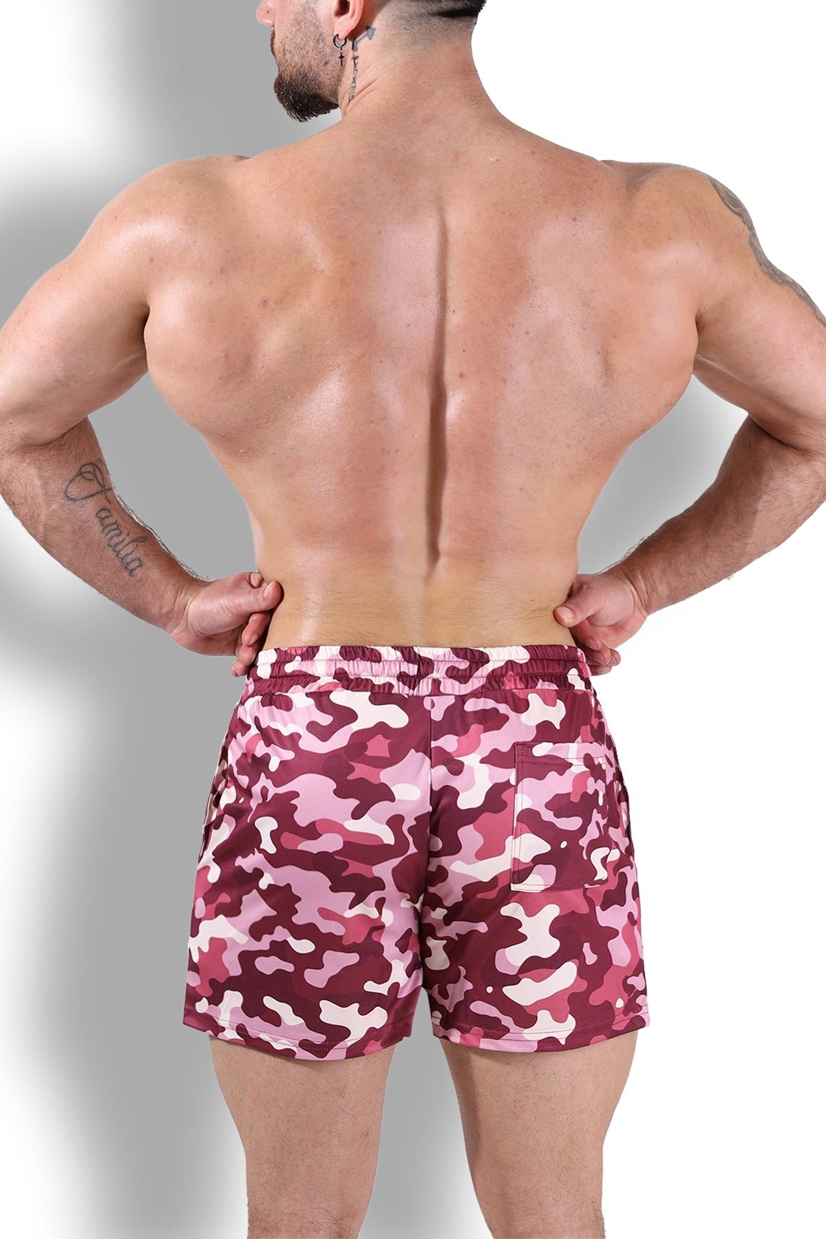 JJ Malibu Quick-Dry Mesh Shorts - Purple Camo - DealByEthan.gay loves JJ Malibu