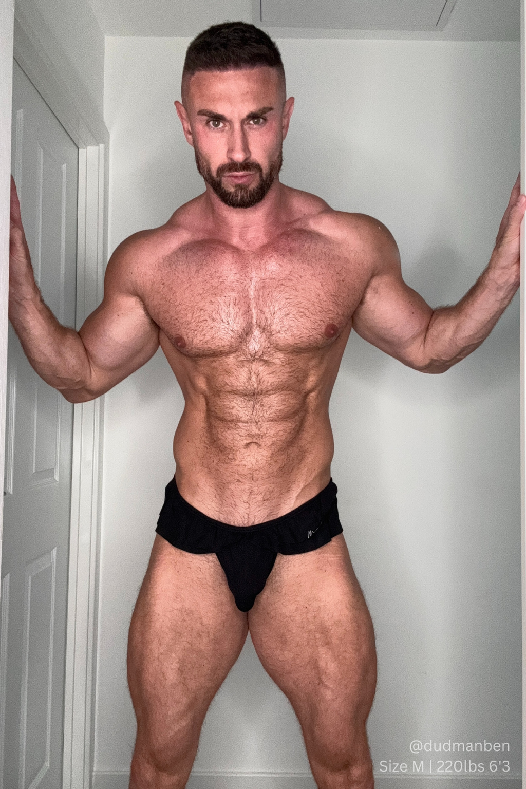 JJ Malibu Ruffle-Trim Athletic Hybrid Swim Thong - Midnight Black - DealByEthan.gay loves JJ Malibu