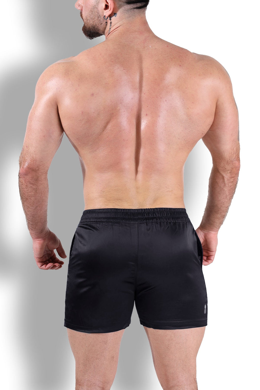 JJ Malibu ShimmerFlex Active Shorts - Midnight Black - DealByEthan.gay loves JJ Malibu
