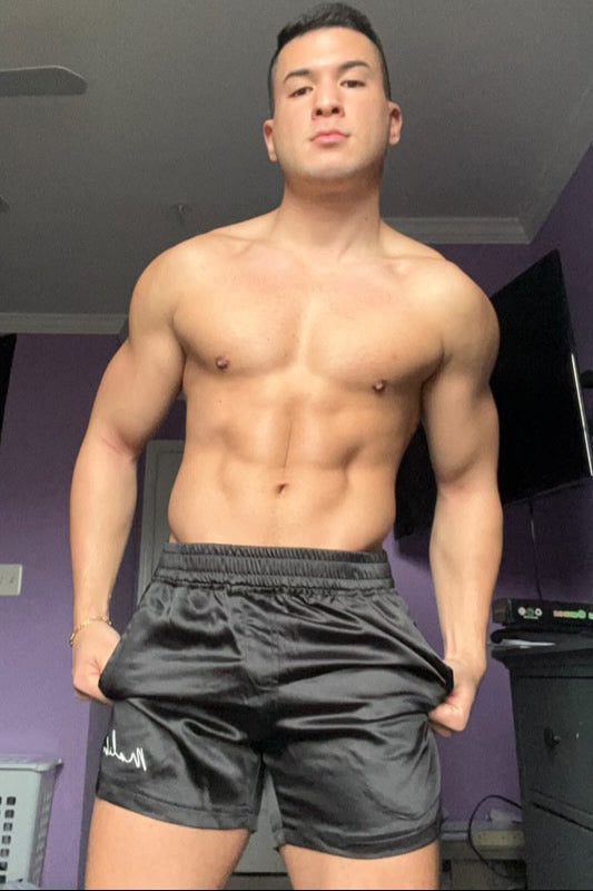 JJ Malibu ShimmerFlex Active Shorts - Midnight Black - DealByEthan.gay loves JJ Malibu