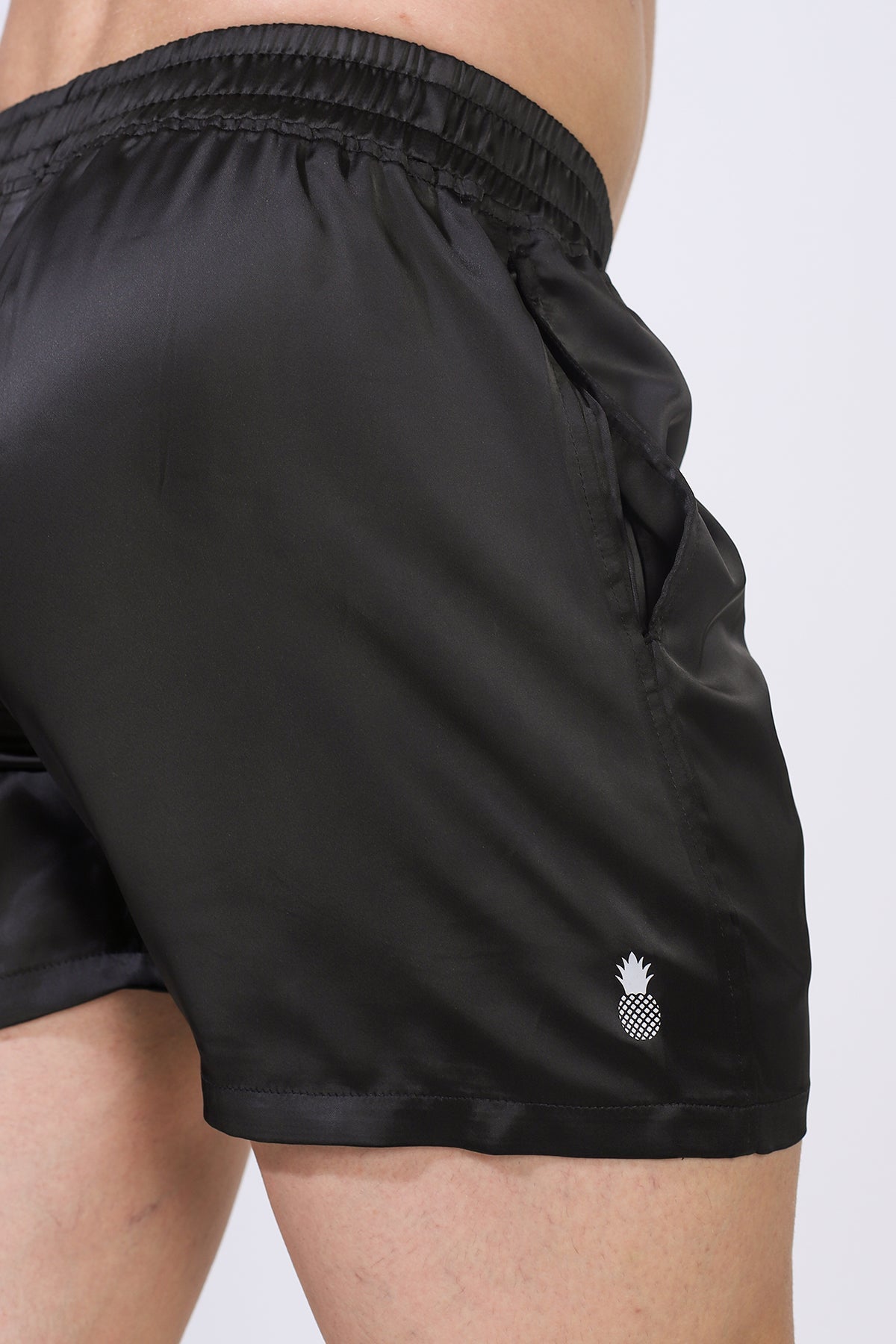 JJ Malibu ShimmerFlex Active Shorts - Midnight Black - DealByEthan.gay loves JJ Malibu