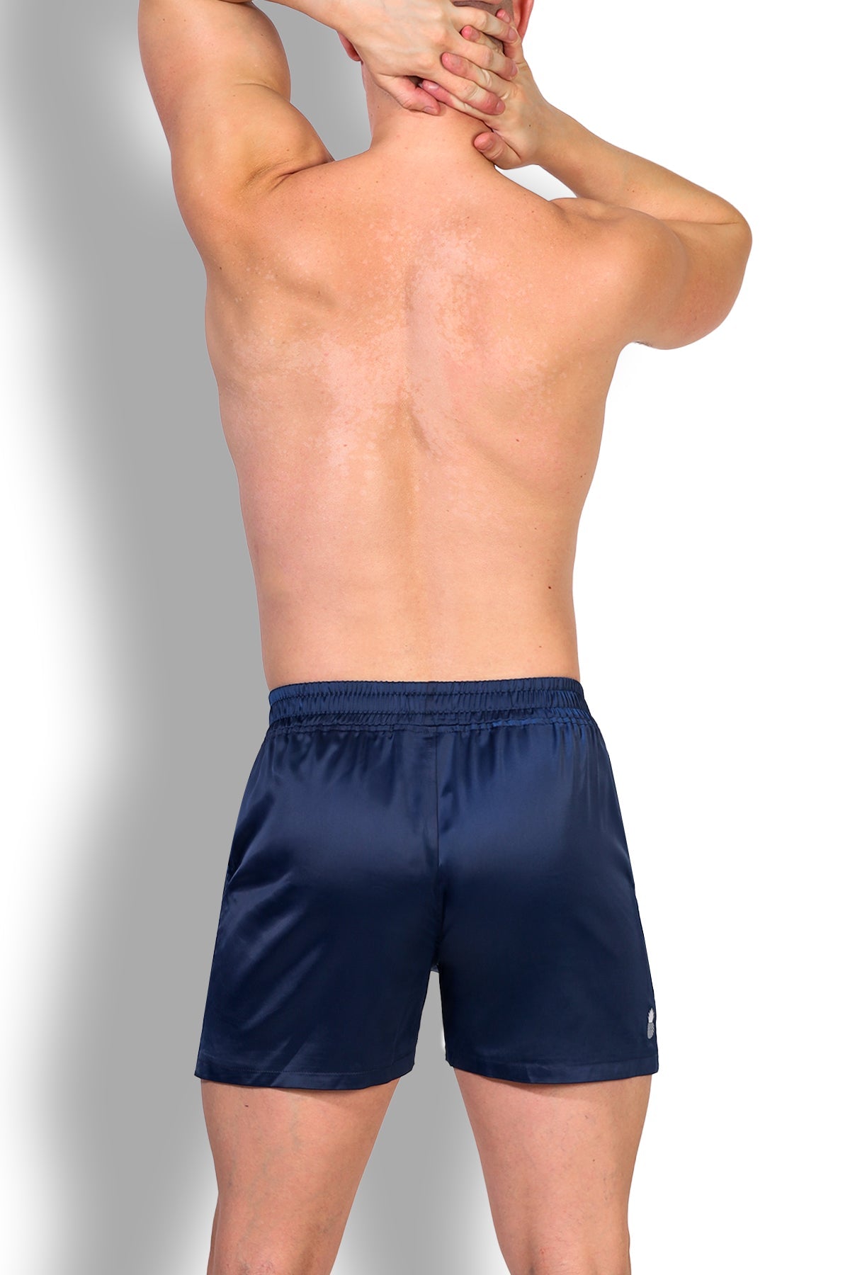 JJ Malibu ShimmerFlex Active Shorts - Navy - DealByEthan.gay loves JJ Malibu