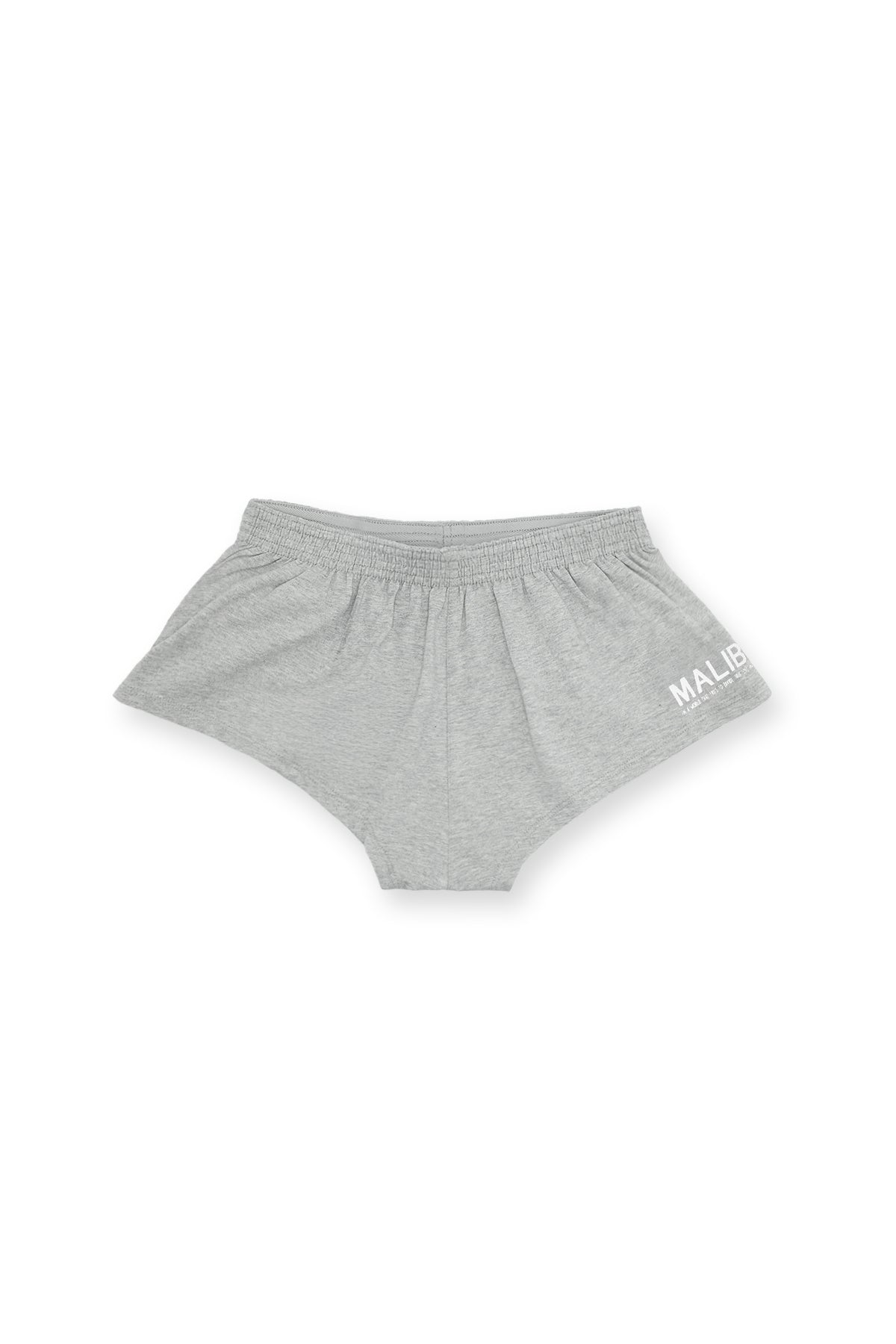 JJ Malibu Stretch-It 2" Short Shorts - Light Grey - DealByEthan.gay loves JJ Malibu