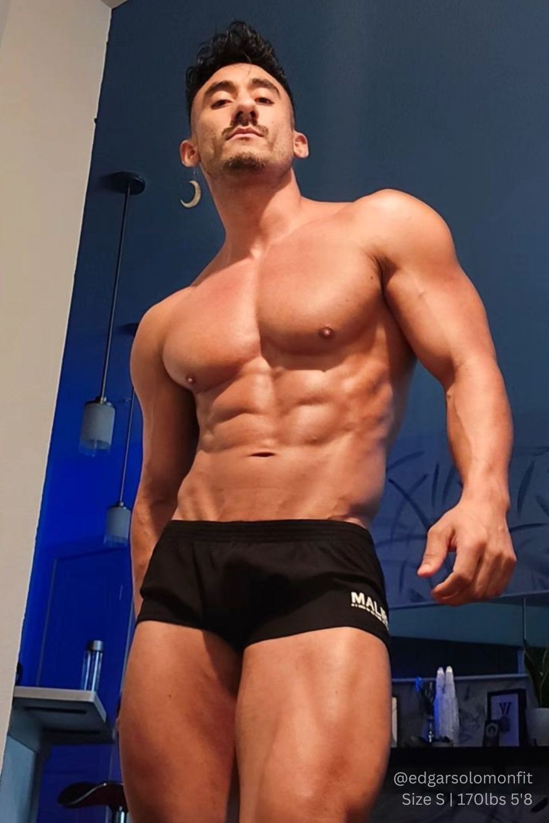 JJ Malibu Stretch-It 2" Short Shorts - Midnight Black - DealByEthan.gay loves JJ Malibu