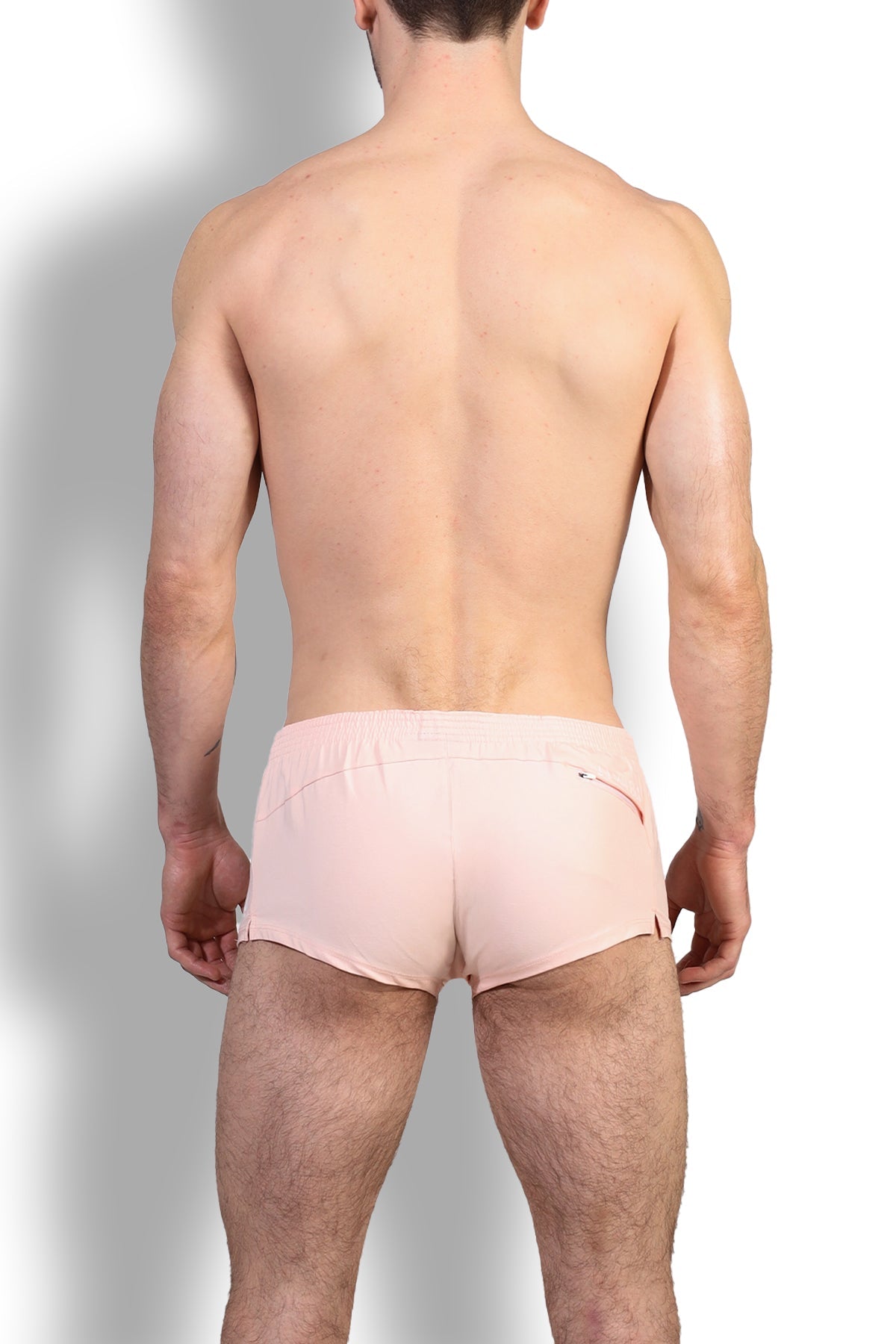 JJ Malibu Stretch-It 2" Short Shorts - Nude Pink - DealByEthan.gay loves JJ Malibu