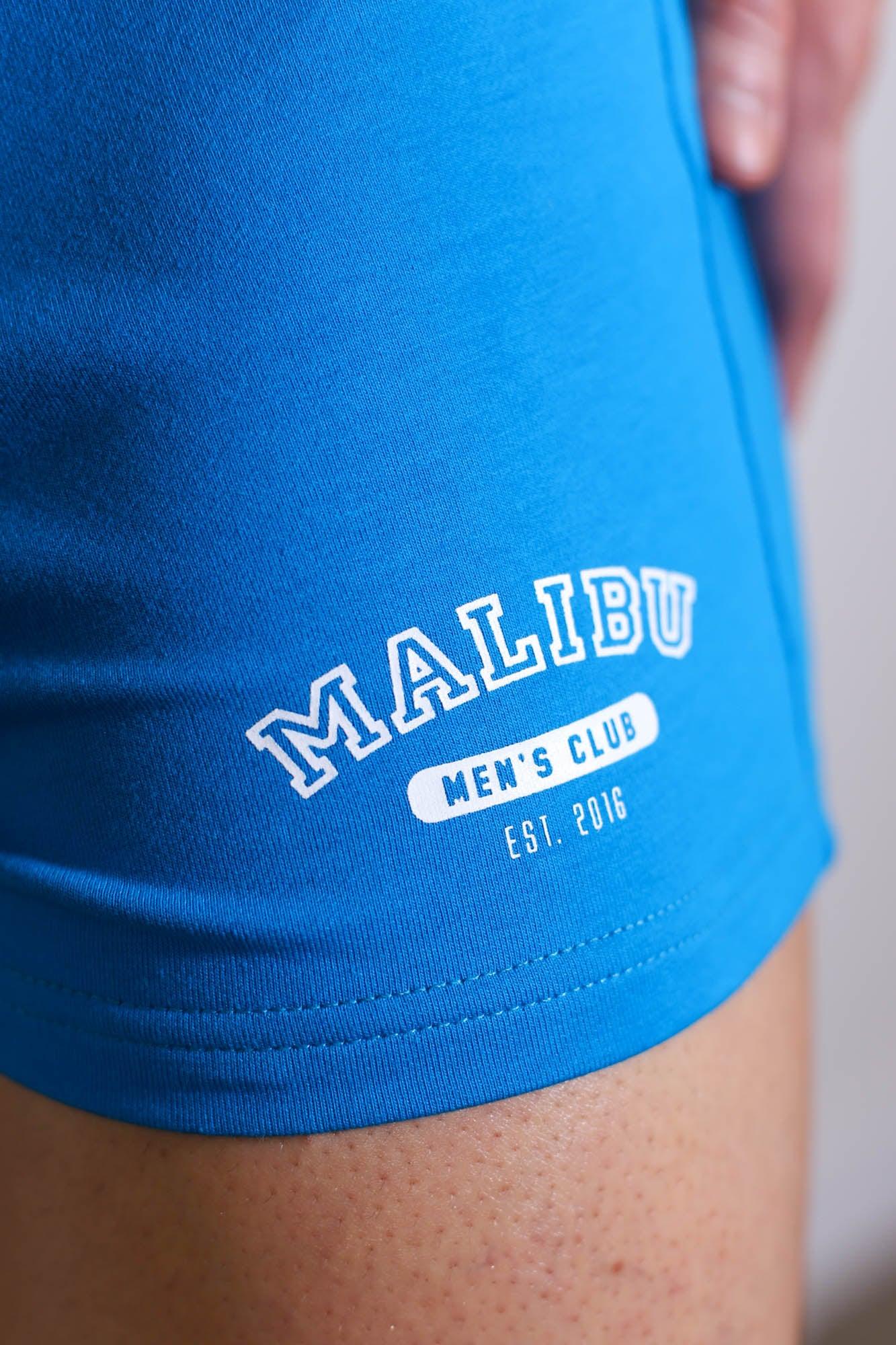 JJ Malibu Varsity 2" Short Shorts with Zipper Pocket - Cobalt Blue - DealByEthan.gay loves JJ Malibu
